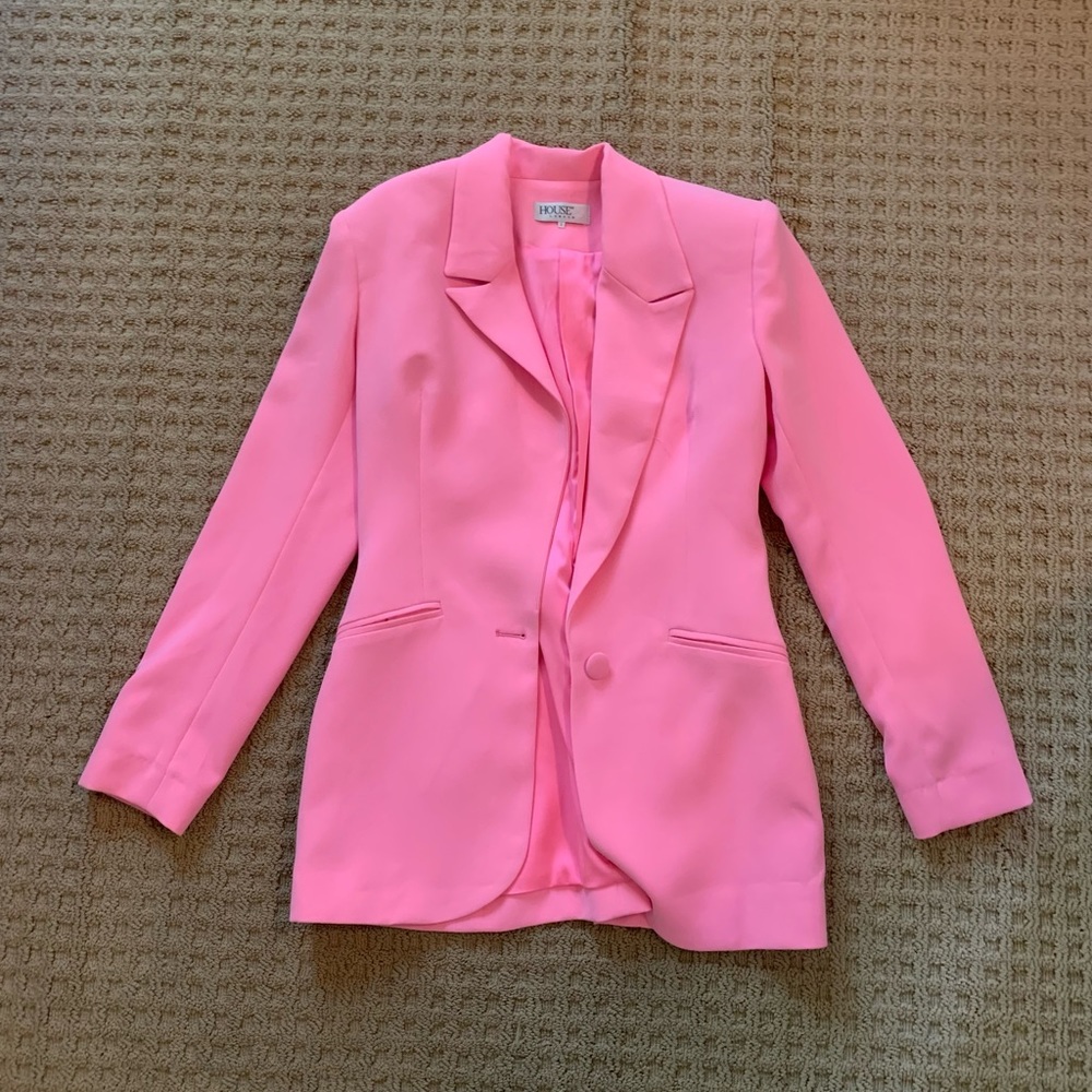 House of cb Barbie pink blazer